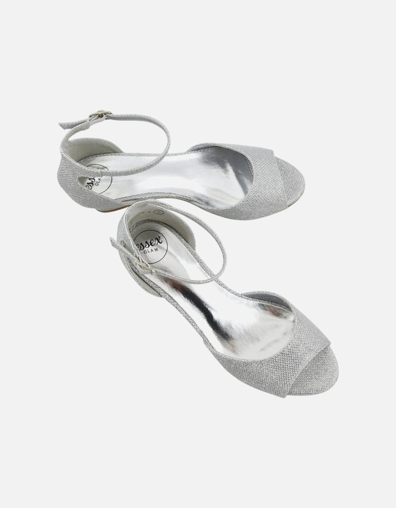 Womens/Ladies Lottie Peep Toe Wedge Sandals