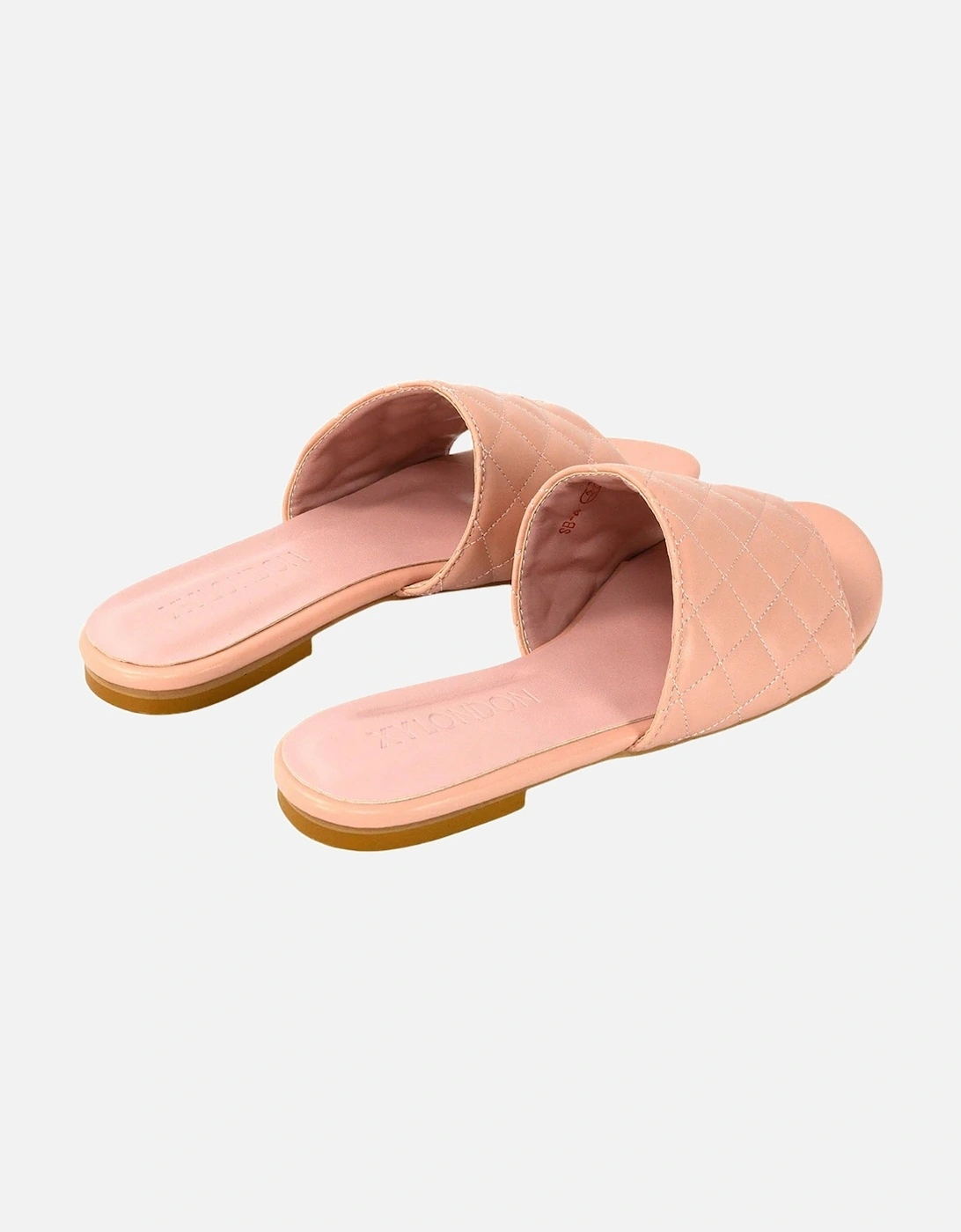 Womens/Ladies Saylor Quilted Strappy Flat Sliders