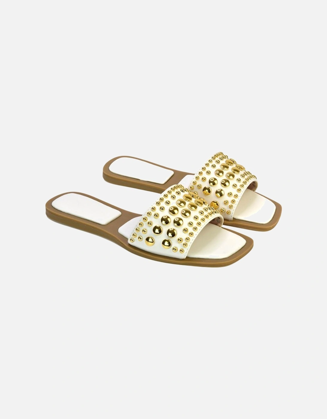 Womens/Ladies Elodie Beaded Open Toe Flat Sandals, 6 of 5