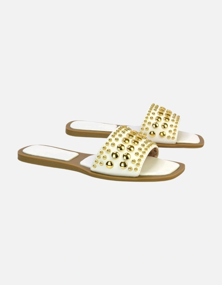 Womens/Ladies Elodie Beaded Open Toe Flat Sandals
