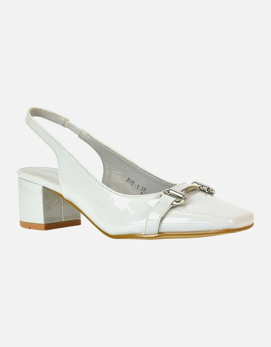 Womens/Ladies Selena Sling Back Medium Block Heel Ballet Shoes, 6 of 5