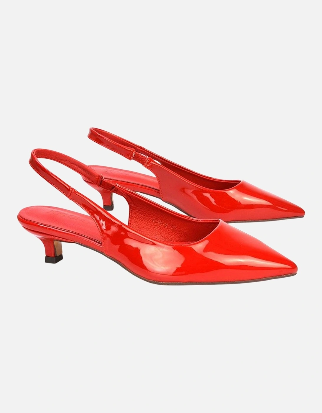 Womens/Ladies Jenny Sling Back Kitten Heel Pumps