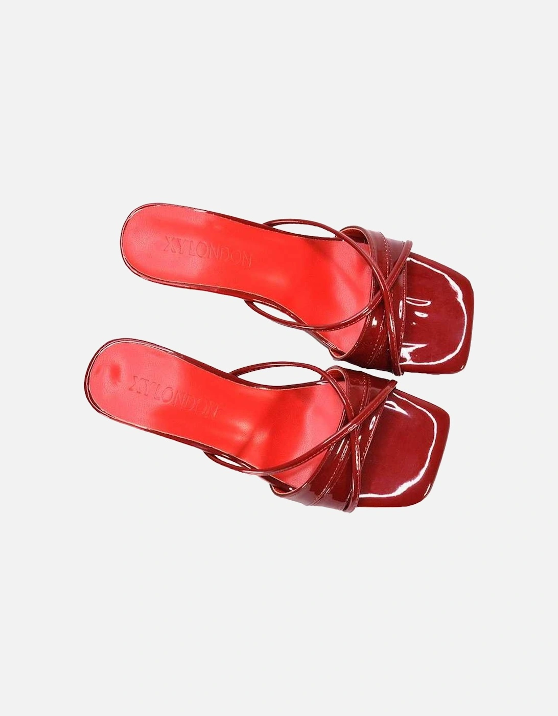 Womens/Ladies Claudia Metallic Mules