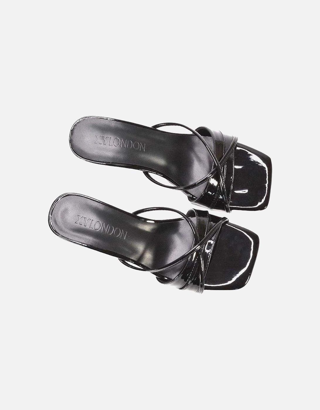 Womens/Ladies Claudia Metallic Mules
