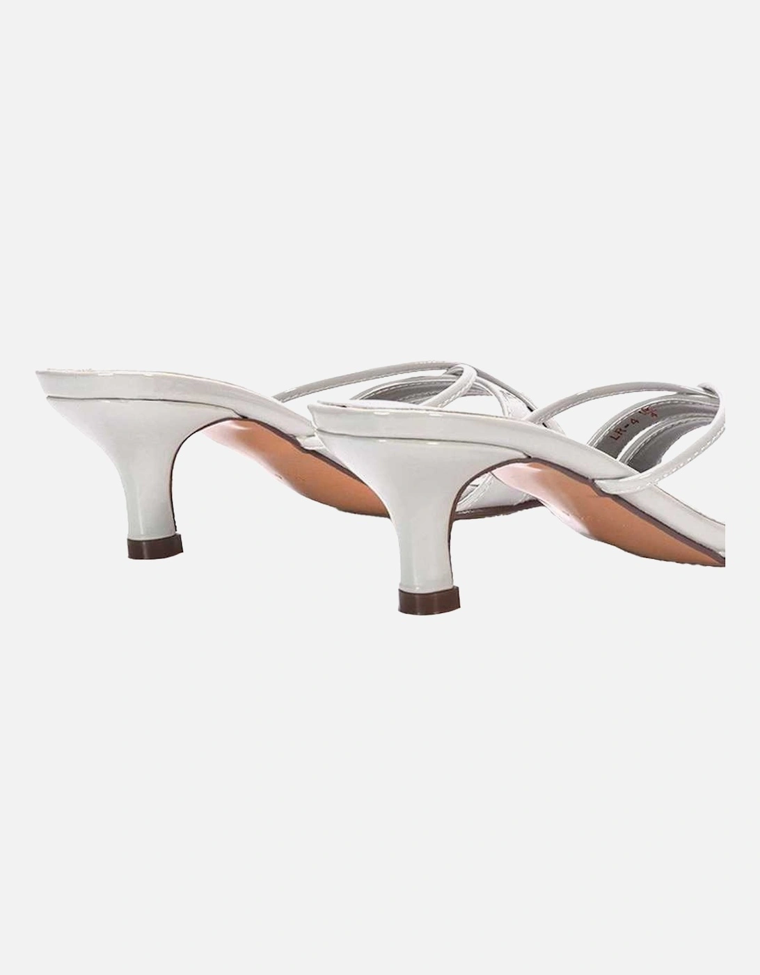 Womens/Ladies Claudia Metallic Mules
