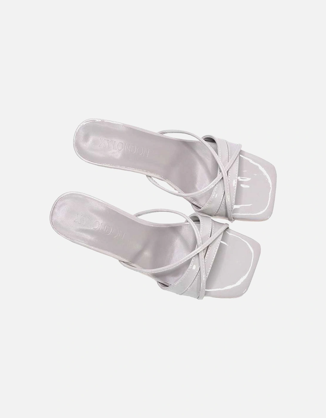 Womens/Ladies Claudia Metallic Mules