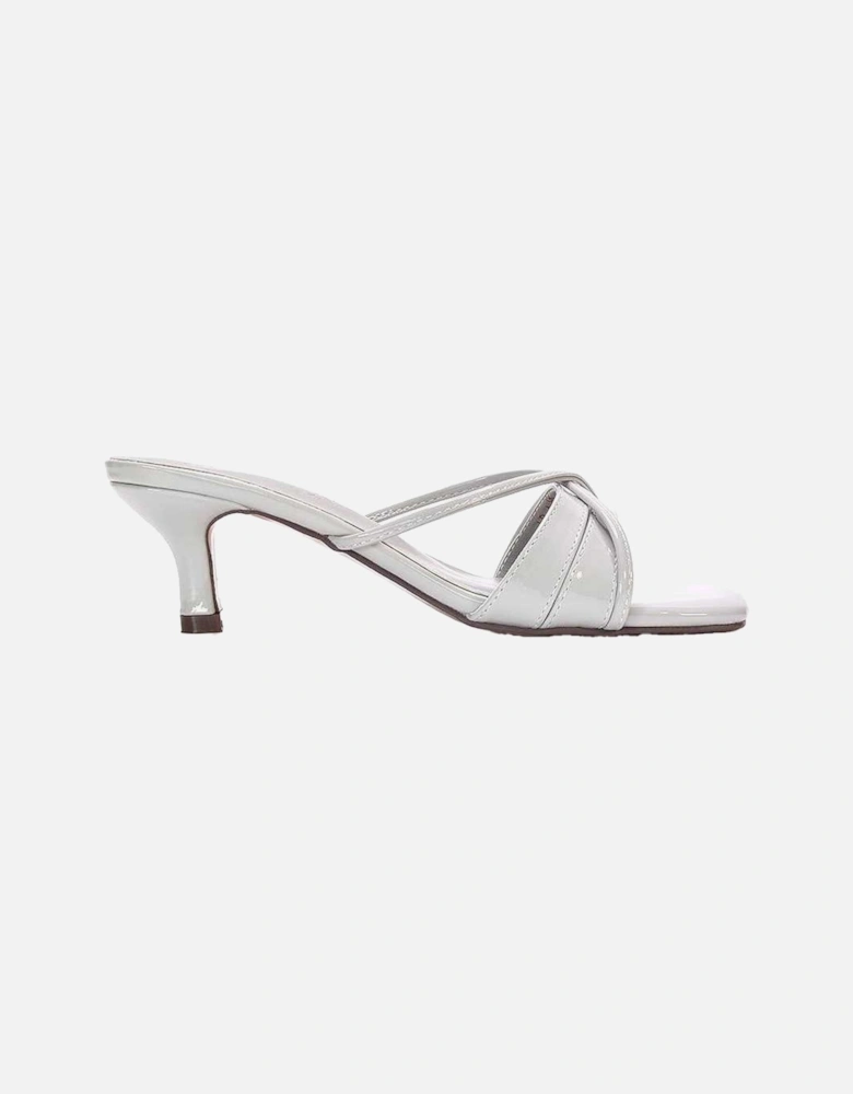 Womens/Ladies Claudia Metallic Mules