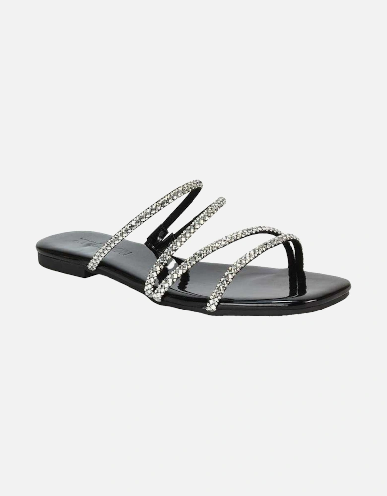 Womens/Ladies Kiki Diamante Sandals