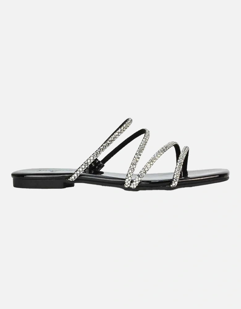 Womens/Ladies Kiki Diamante Sandals