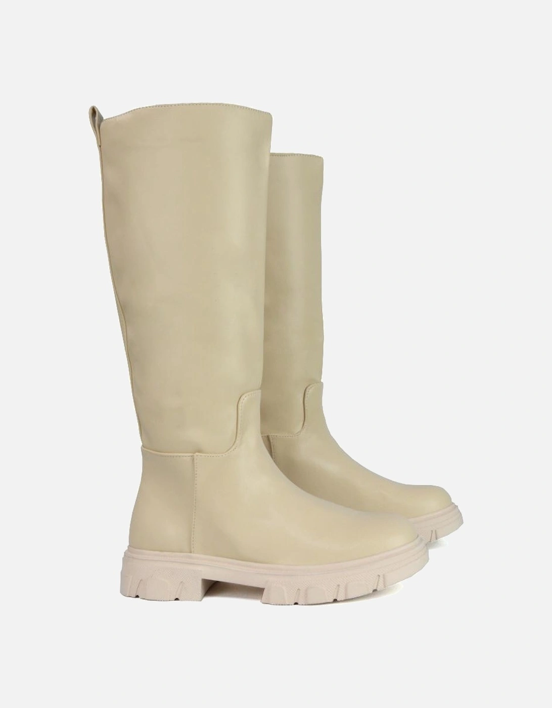 Womens/Ladies Lainey Mid Calf Biker Boots