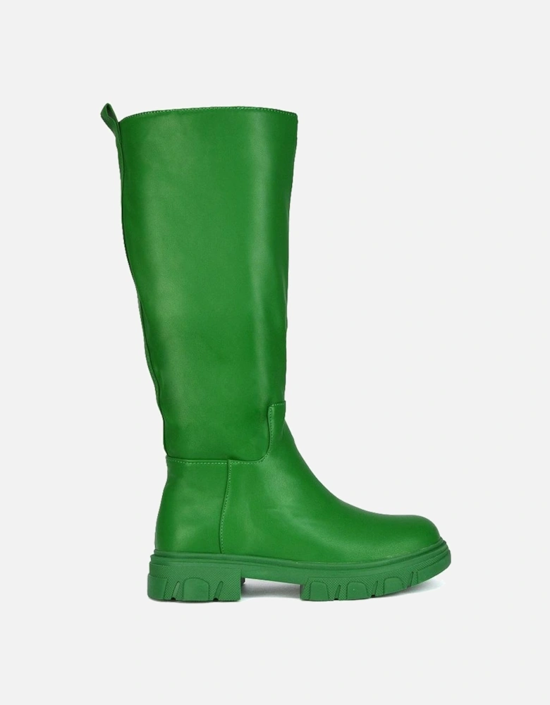 Womens/Ladies Lainey Mid Calf Biker Boots