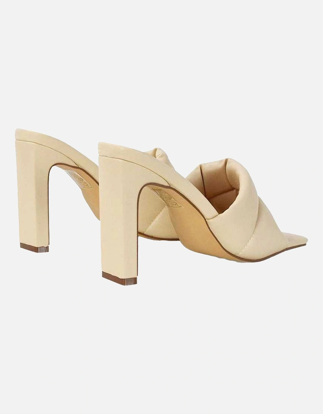 Womens/Ladies Mallory Slim High Block Heel Mules