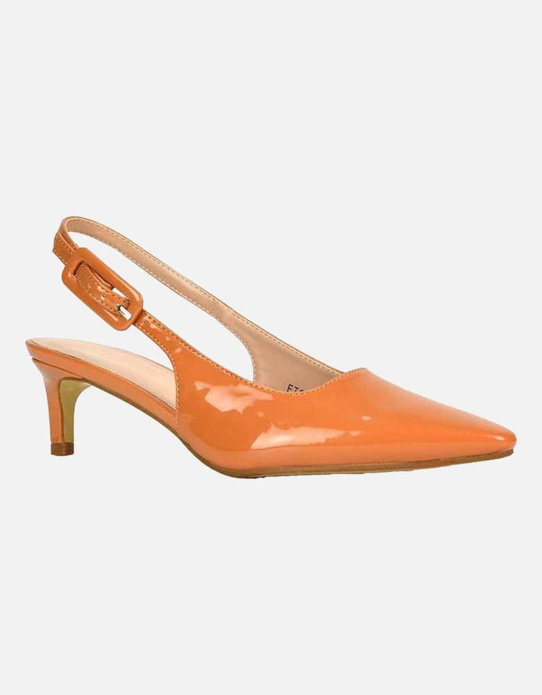 Womens/Ladies Kelly Sling Back Low Kitten Heel Court Shoes