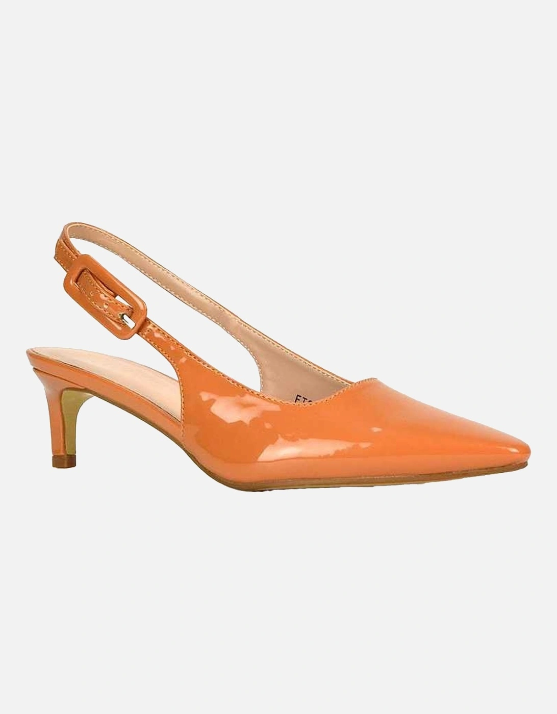 Womens/Ladies Kelly Sling Back Low Kitten Heel Court Shoes