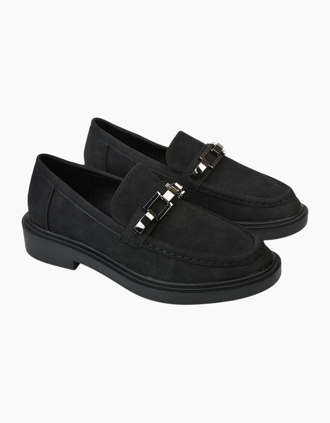 Xy London Women's Black / Dakoa Chain Detail Loafers - Size: 4