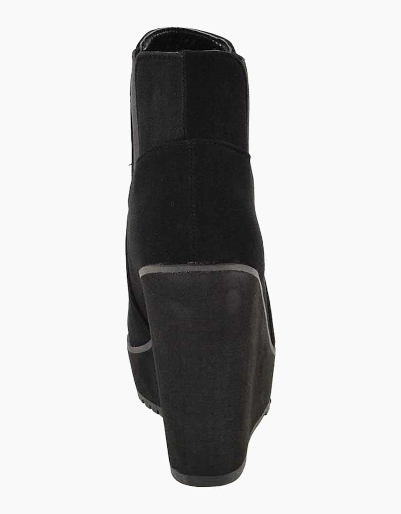 Womens/Ladies Roweena Wedge Boots