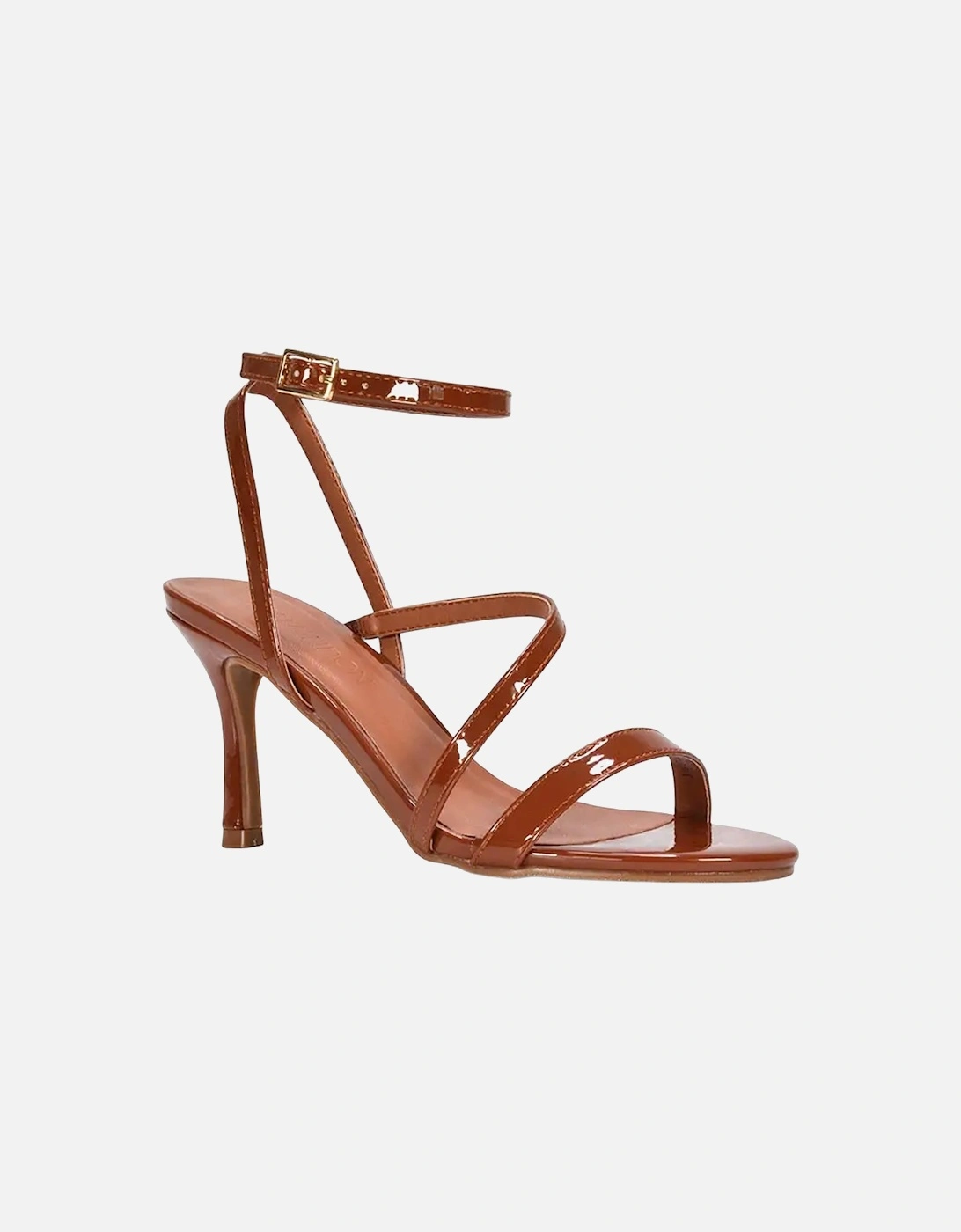 Womens/Ladies Sherry Patent Strappy Sandals