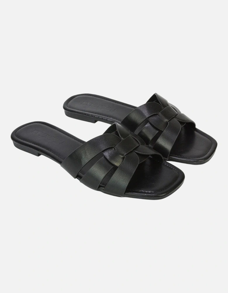 Womens/Ladies Luci Square Toe Strappy Sandals