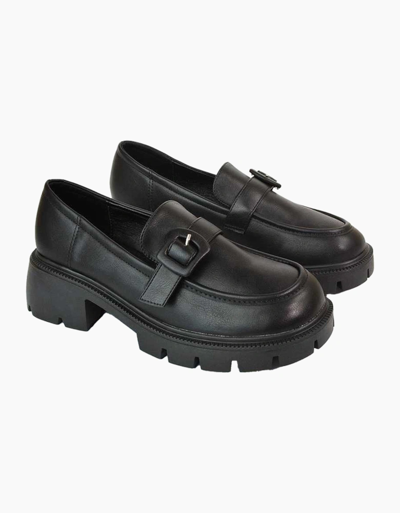 Womens/Ladies Adelaide Chunky Platform Loafers