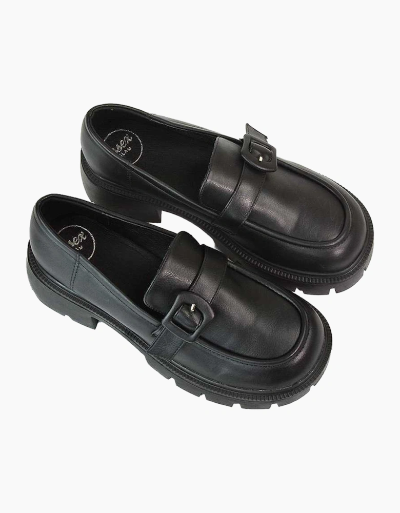 Womens/Ladies Adelaide Chunky Platform Loafers