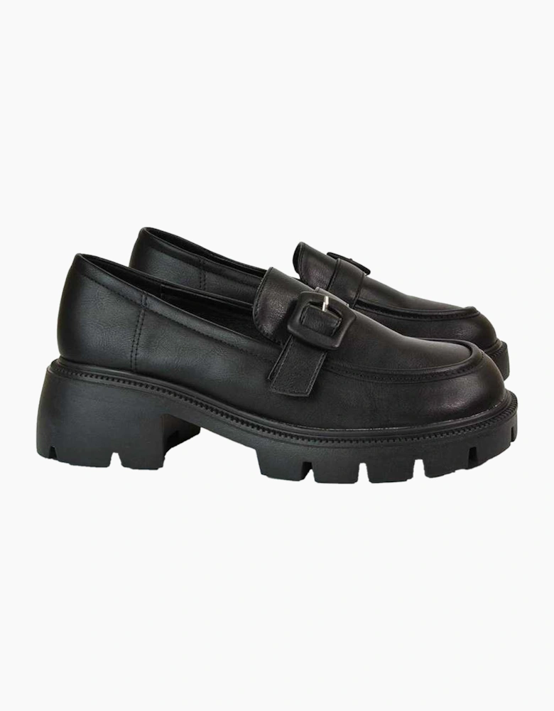 Womens/Ladies Adelaide Chunky Platform Loafers
