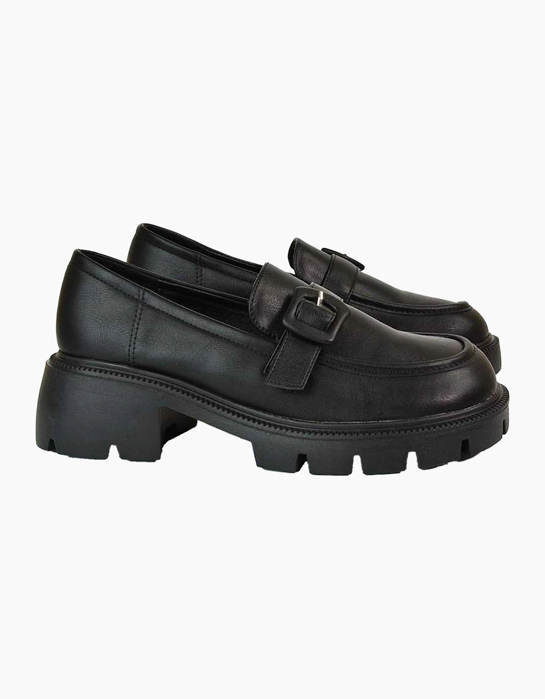 Womens/Ladies Adelaide Chunky Platform Loafers
