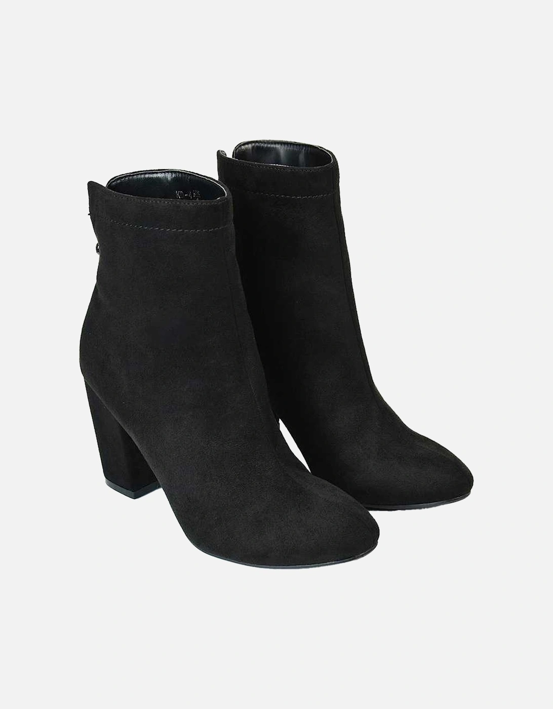 Womens/Ladies Evia Zip Block Heel Ankle Boots, 6 of 5