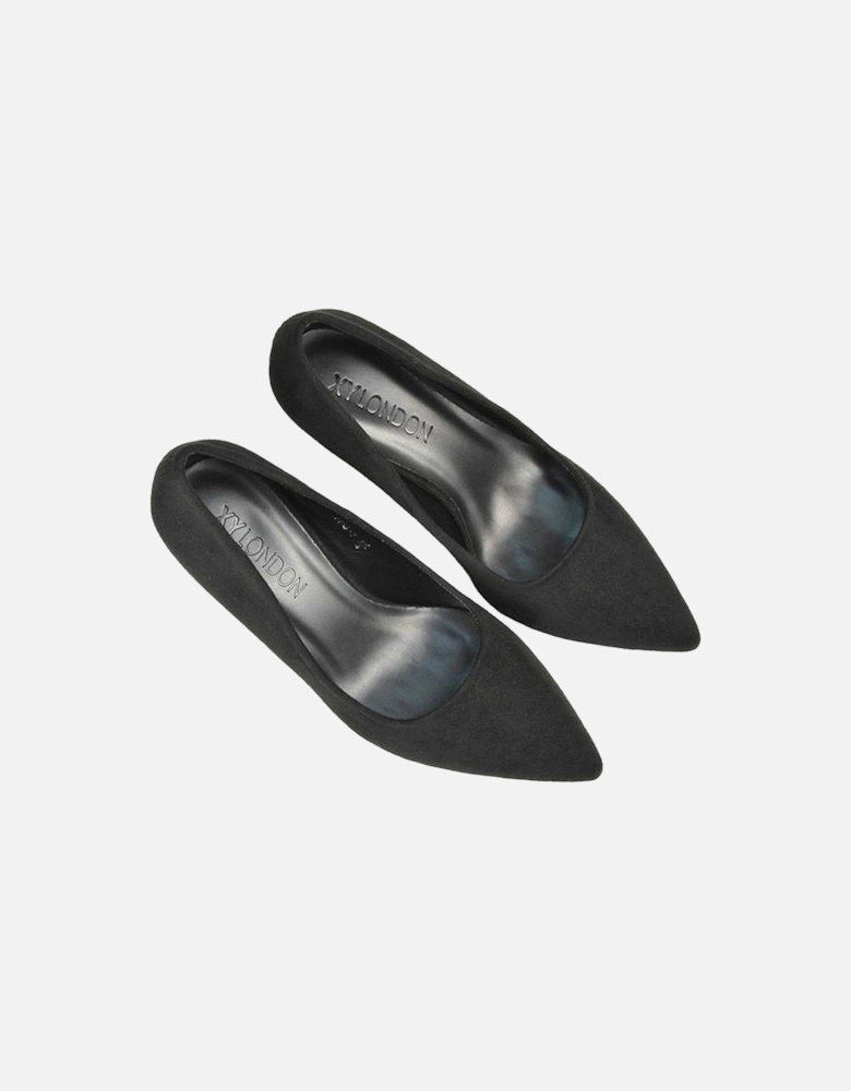 Womens/Ladies Lisa Pointed Mid Stiletto Court Shoes