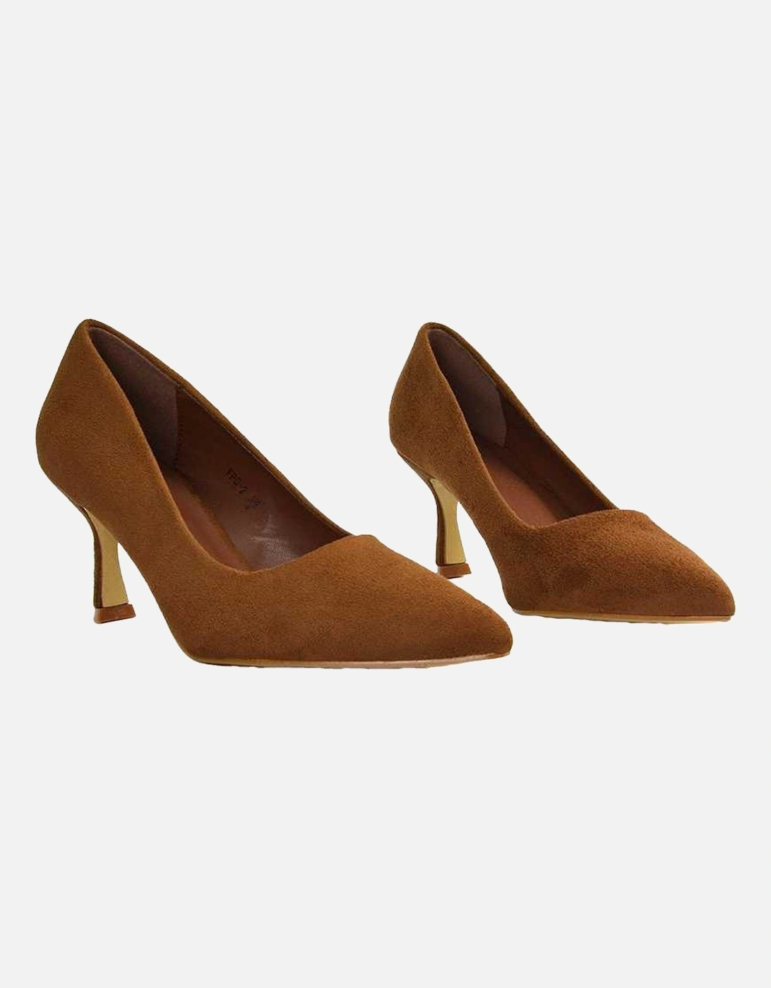 Womens/Ladies Lisa Pointed Mid Stiletto Court Shoes