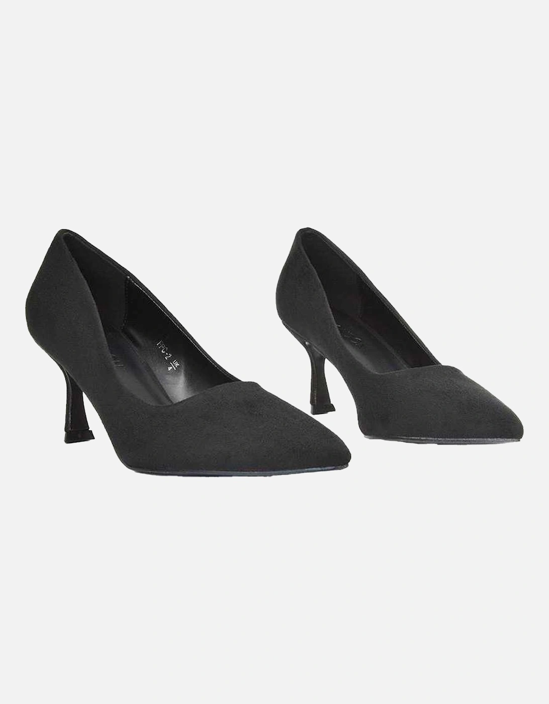 Womens/Ladies Lisa Pointed Mid Stiletto Court Shoes