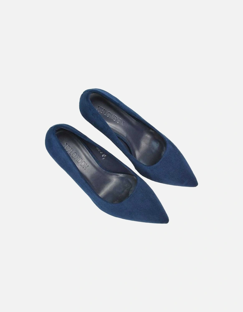 Womens/Ladies Lisa Pointed Mid Stiletto Court Shoes