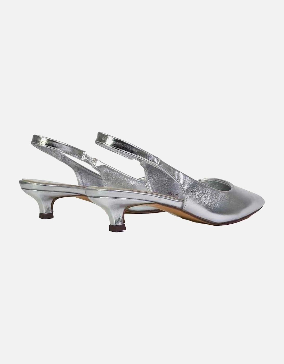 Womens/Ladies Avalone Metallic Kitten Heel Sandals