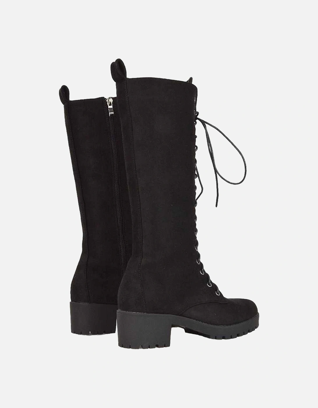 Womens/Ladies Aspen Knee-High Biker Boots