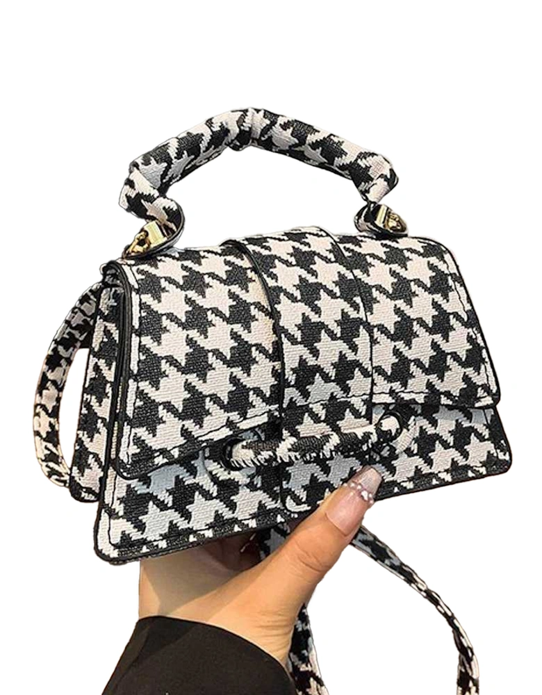 Womens/Ladies Felicia Dogtooth Mini Handbag