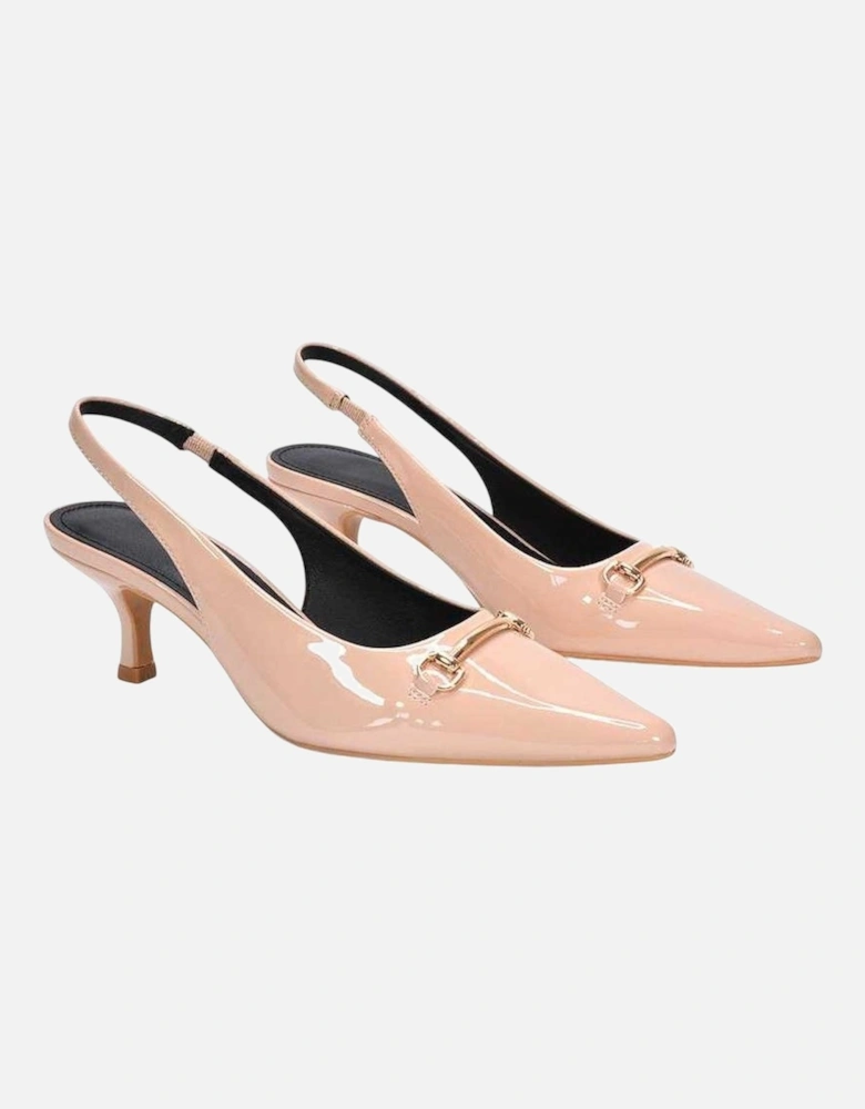 Womens/Ladies Jane Sling Back Mid Kitten Heel Sandals