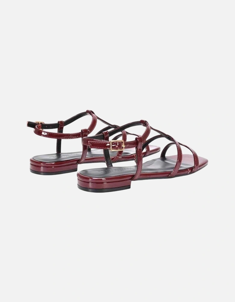 Womens/Ladies Danielle Patent Strappy Sandals