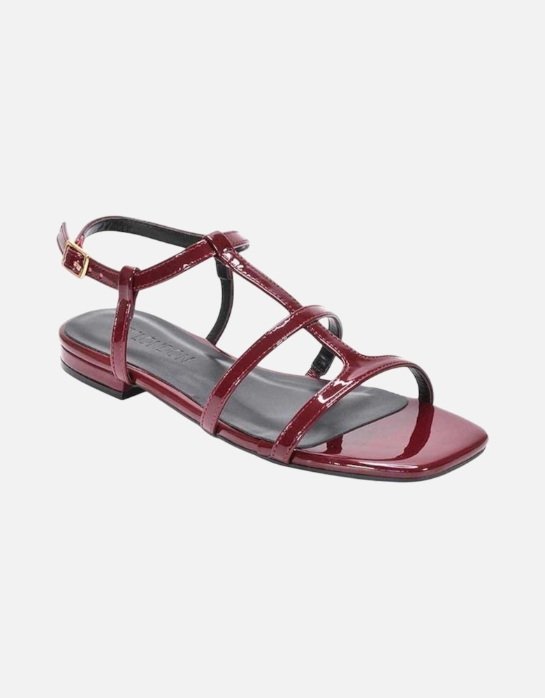 Womens/Ladies Danielle Patent Strappy Sandals