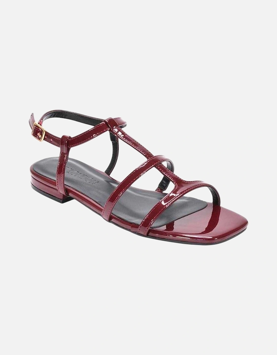 Womens/Ladies Danielle Patent Strappy Sandals