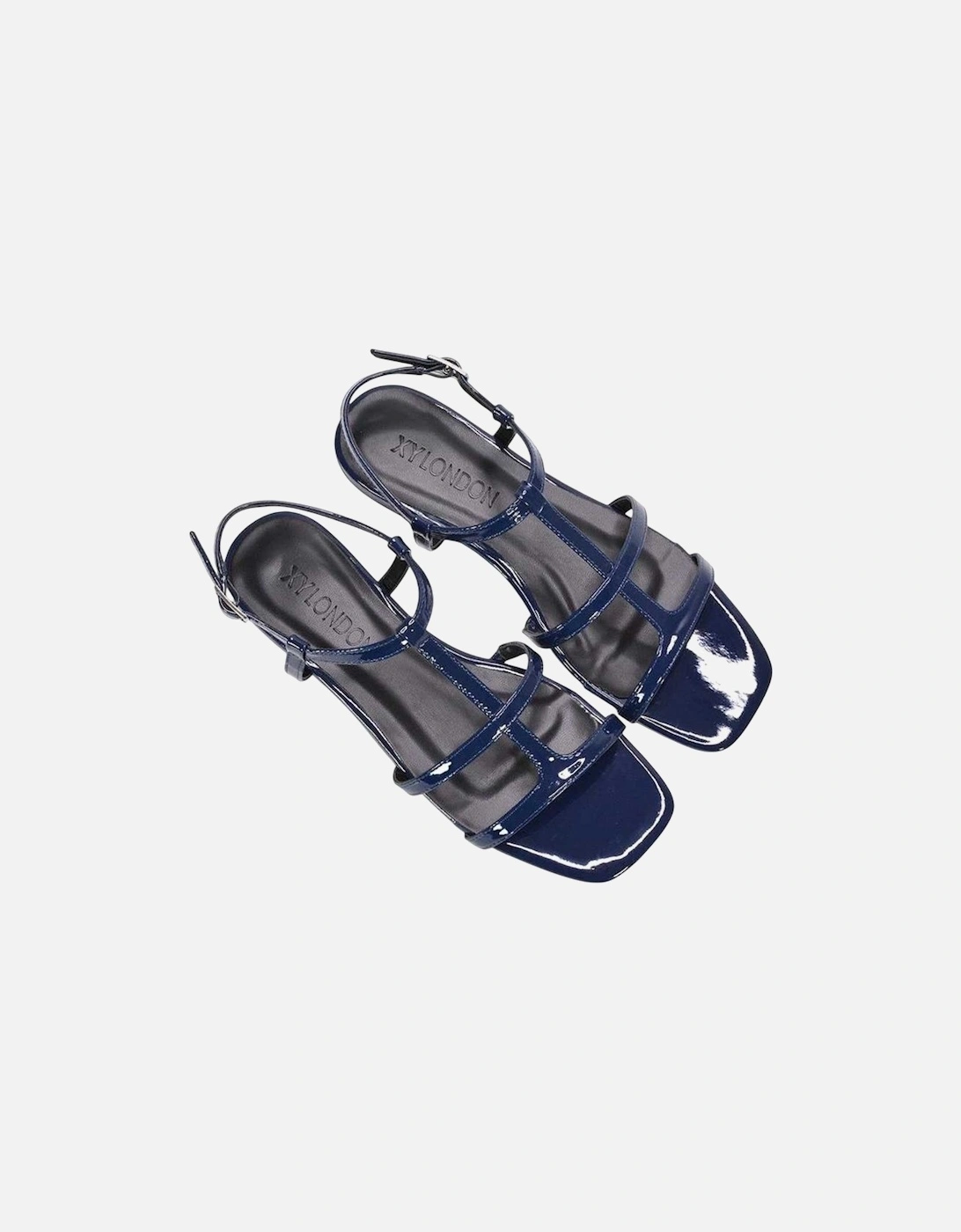 Womens/Ladies Danielle Patent Strappy Sandals