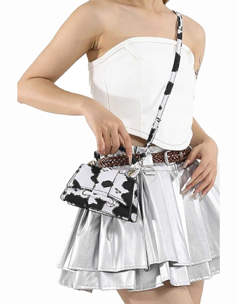 Womens/Ladies Felicia Cow Print Mini Handbag