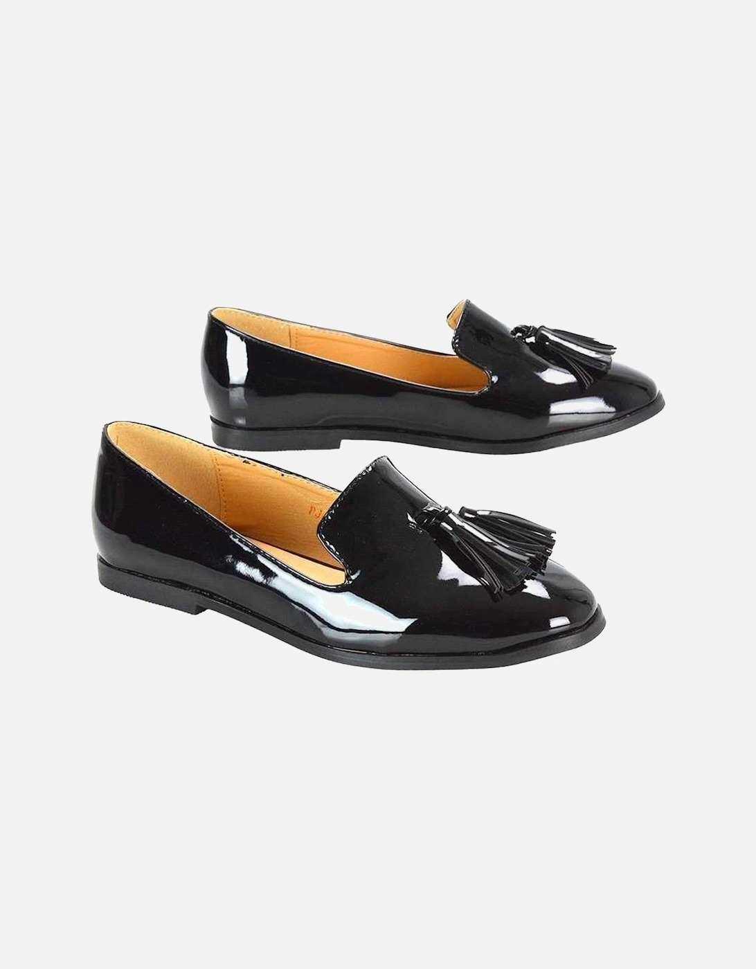 Womens/Ladies Betsy Tassel Pointed Flat Loafers