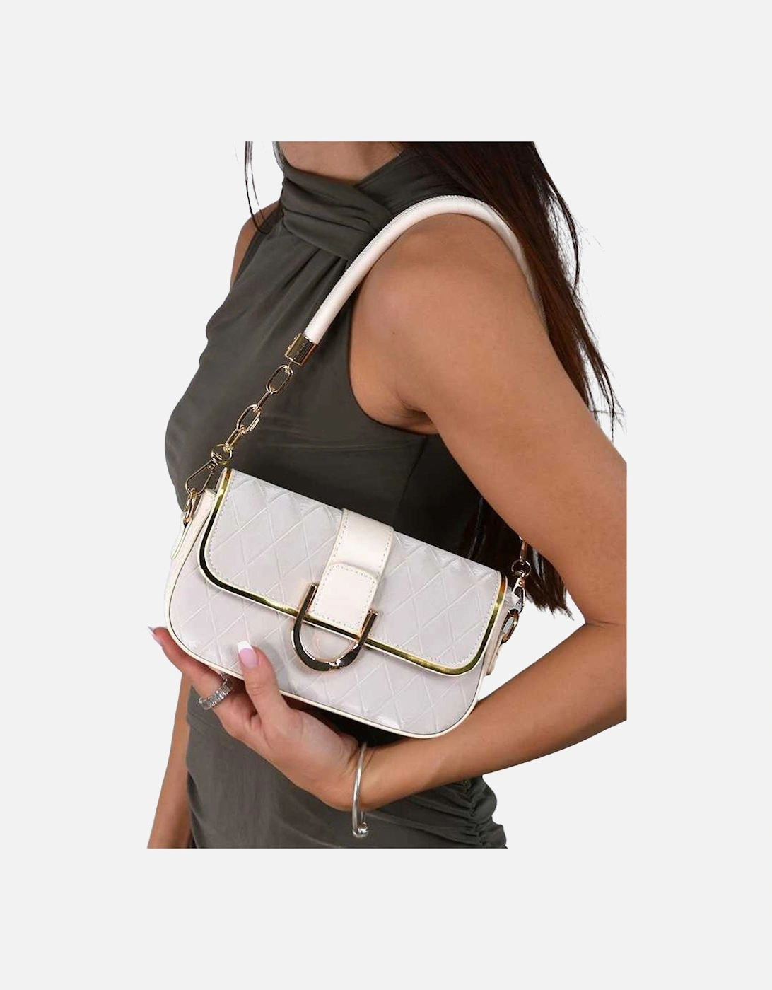 Womens/Ladies Myla Quilted Chain Strap Shoulder Bag