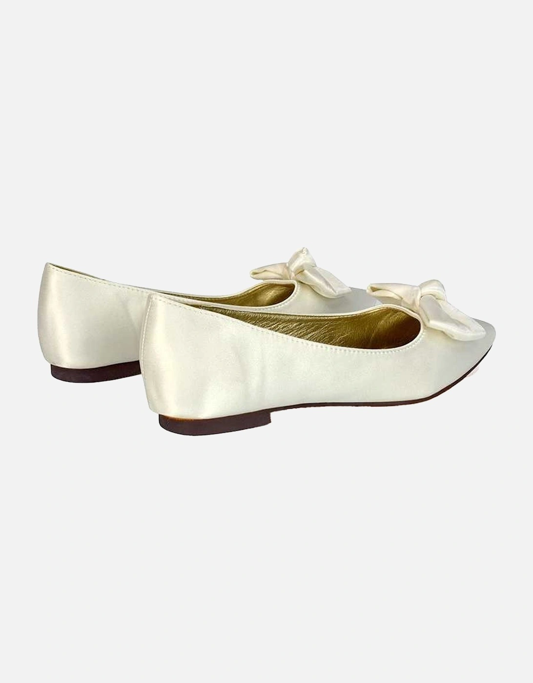 Womens/Ladies Cally Bow Pointed Ballerina Flats, 5 of 4
