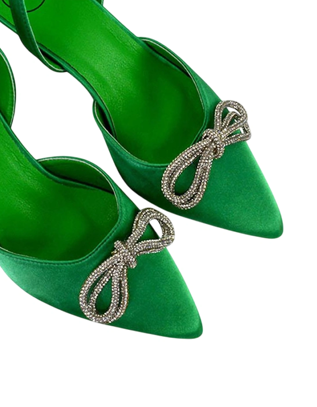 Womens/Ladies Marinah Bow Diamante Stiletto Heel Court Shoes