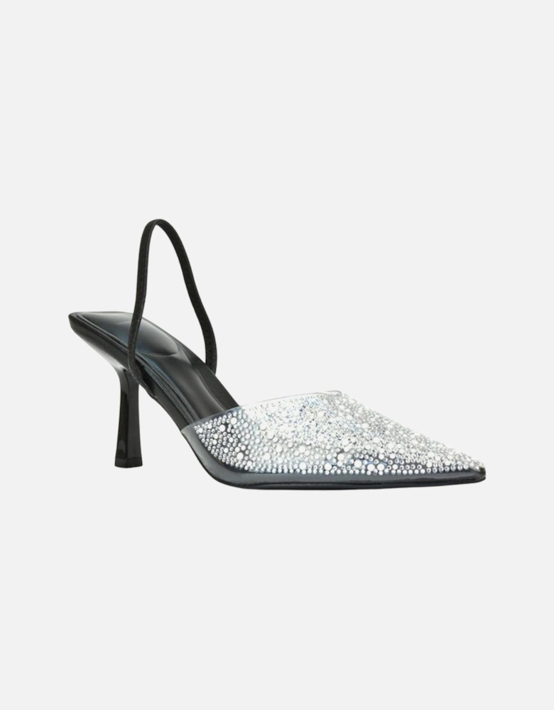 Womens/Ladies Kadie Jewel Sling Back Court Pumps