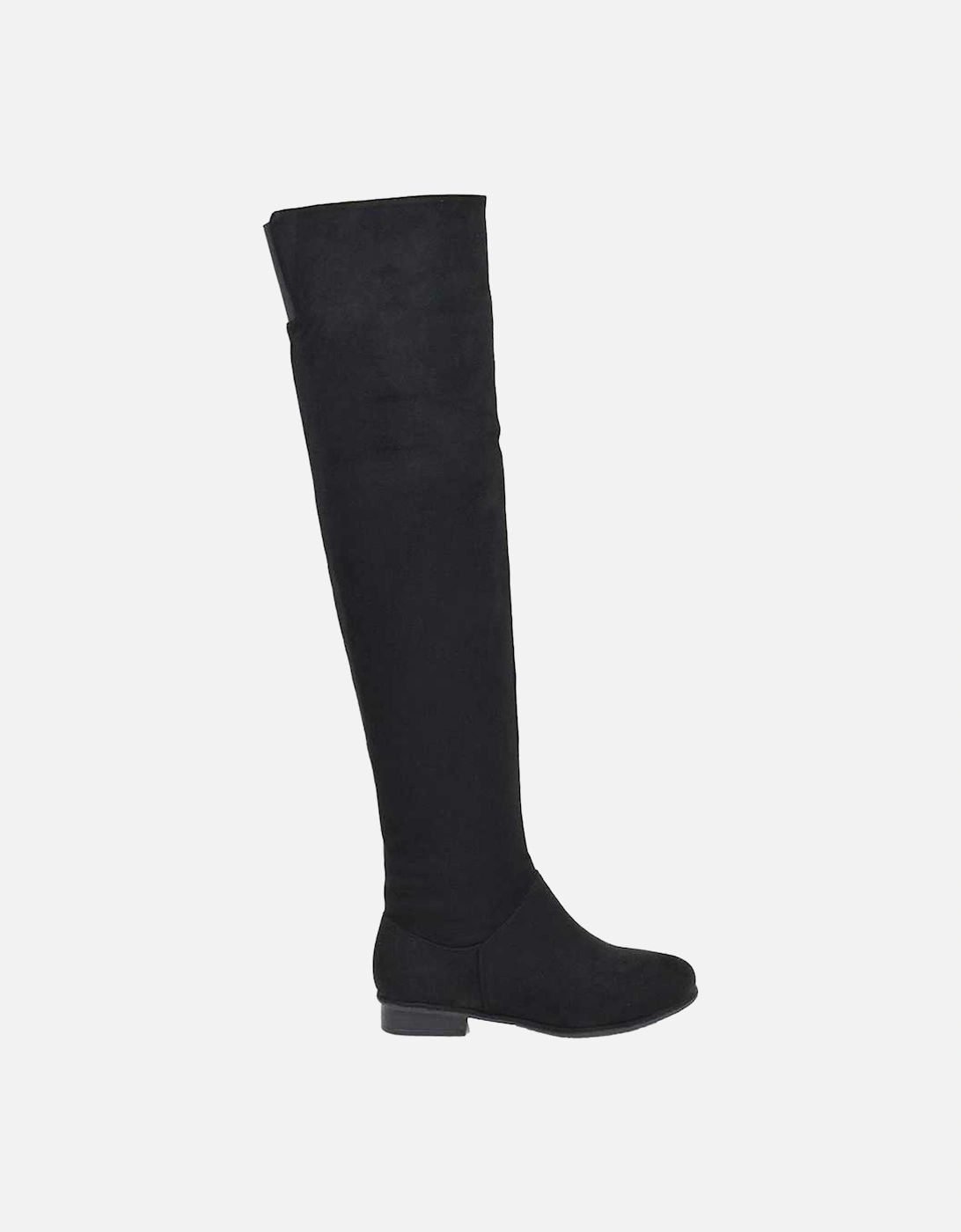 Womens/Ladies Ivy Low Block Heel Thigh-High Boots