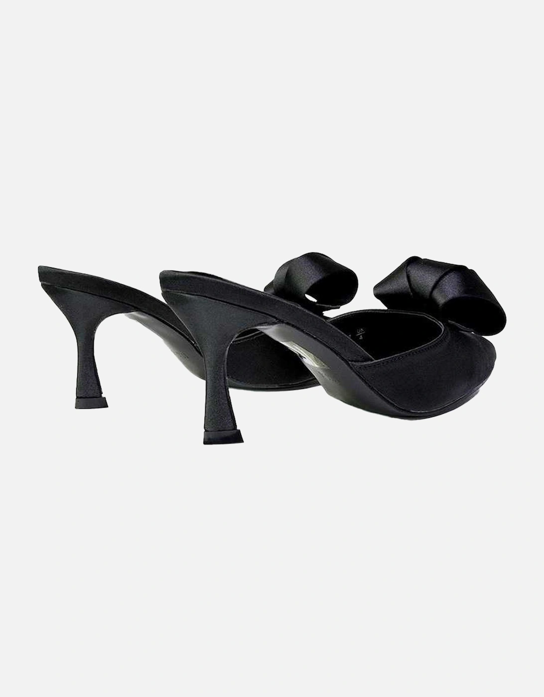 Womens/Ladies Keri Pointed Mid Stiletto Mules