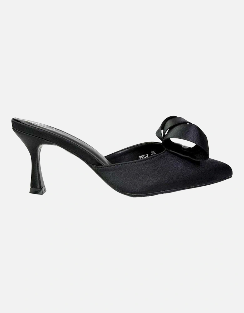 Womens/Ladies Keri Pointed Mid Stiletto Mules