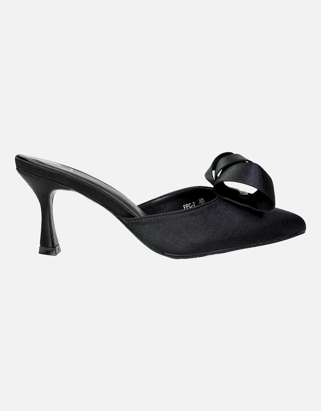 Womens/Ladies Keri Pointed Mid Stiletto Mules, 6 of 5