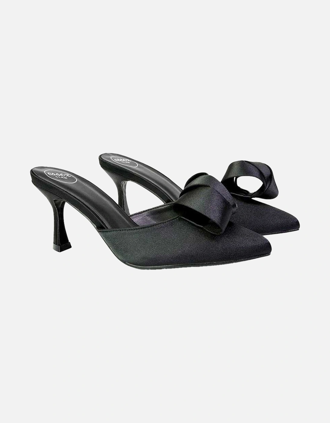 Womens/Ladies Keri Pointed Mid Stiletto Mules